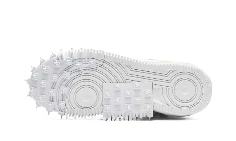 Nike Lifestyle Air Force 1 Mid 'Off-White - Graffiti White'